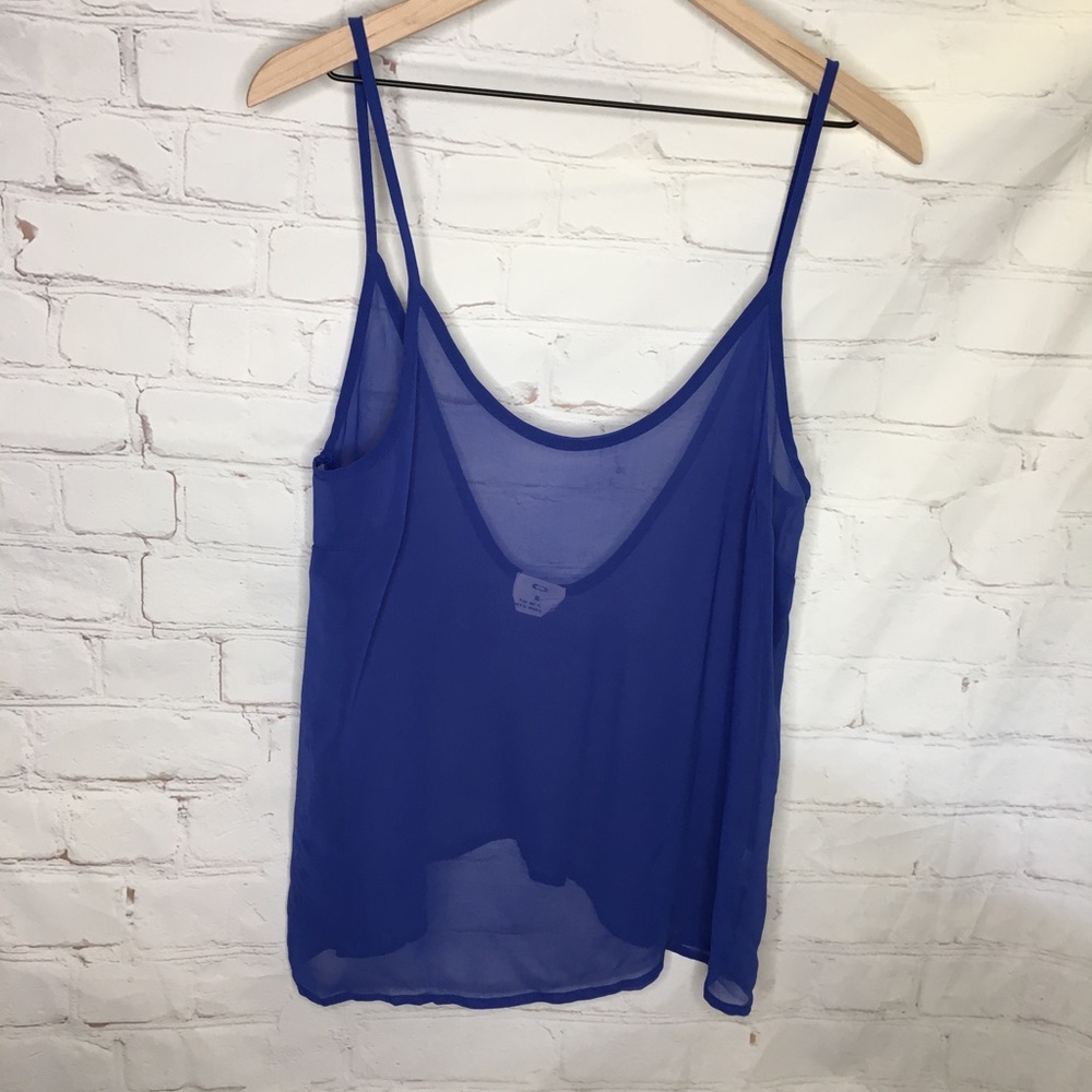 Pins & Needles By Urban Outfitters Electric Blue Camisole Top Size Medium